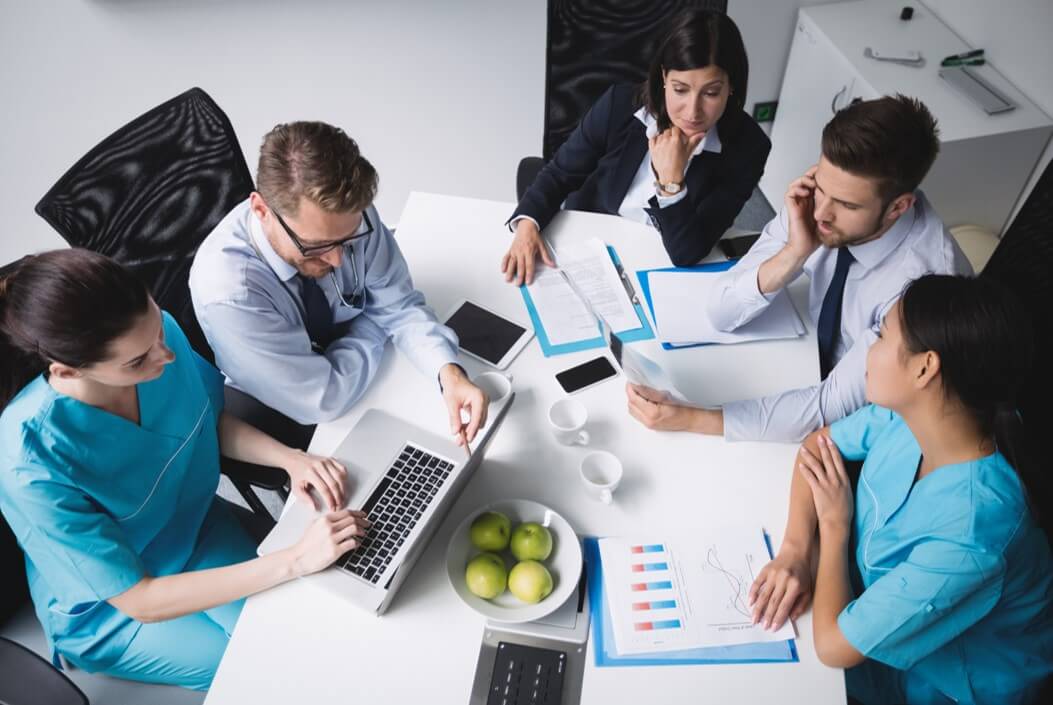 Team Doctors in a meeting