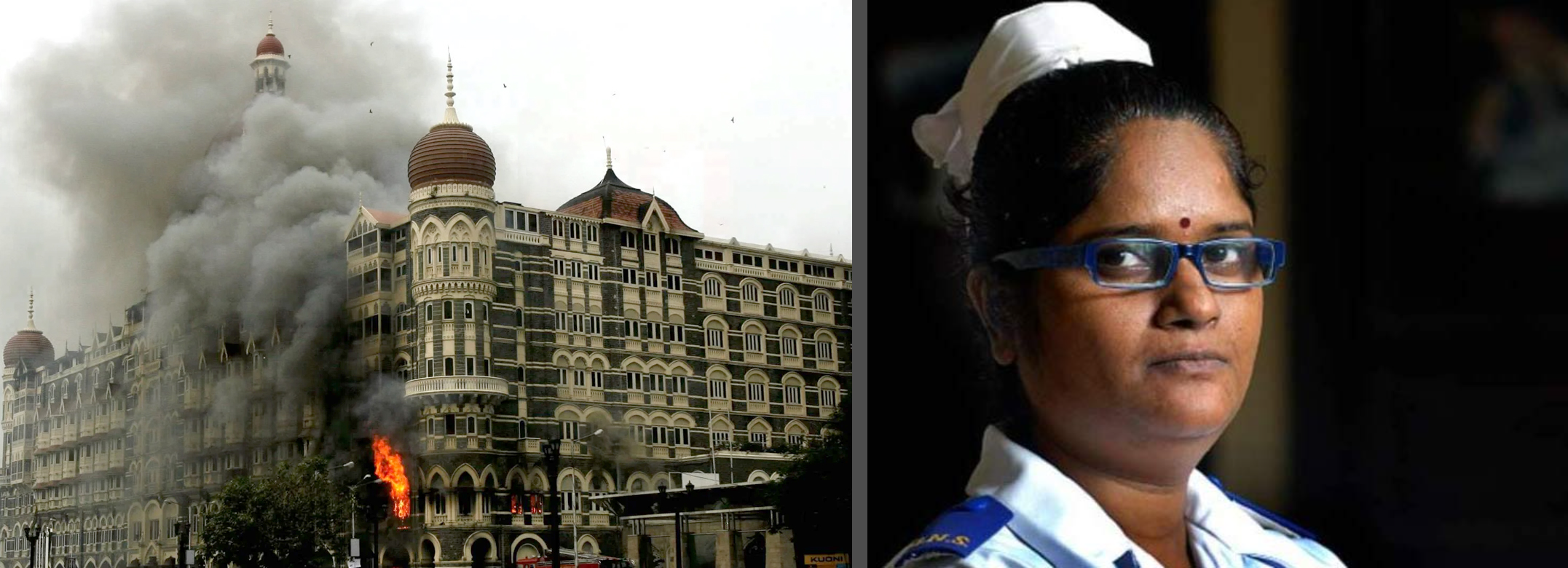 hospital burned and women