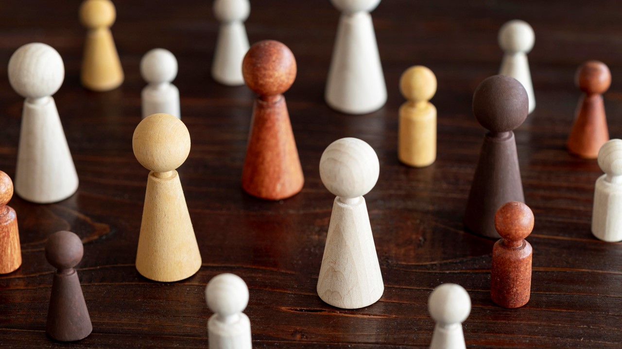 unique wooden characters