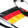 Germany flag with stethoscope